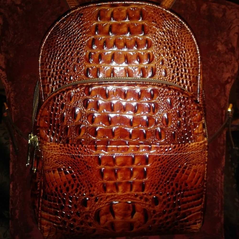 Brahmin Dartmouth Full size Backpack in Pecan